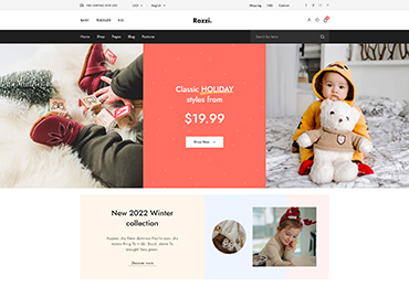 Shopmax Home v24 – Baby e-ticaret sitesi demosu