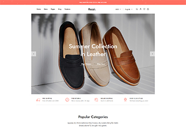 Shopmax Home v32 – Shoes e-ticaret sitesi demosu