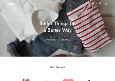 Shopmax Home v5 – Simple e-ticaret sitesi demosu